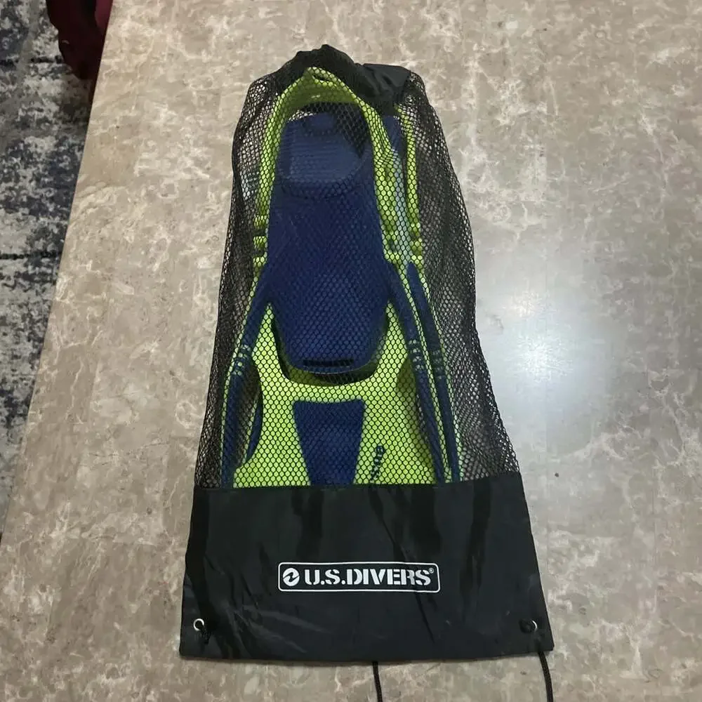 US Divers Snorkel/ Size m Kidds Coming With Bag / Blue / Green